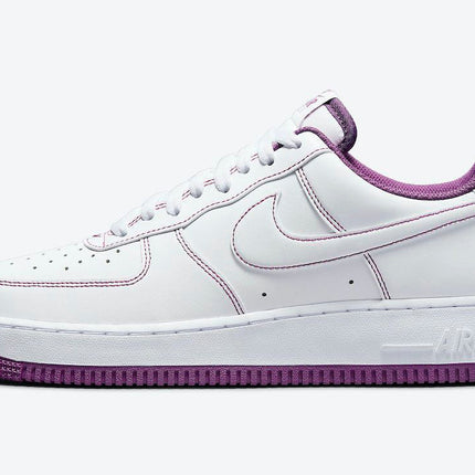 Men's Air Force 1 Low Covered Purple Stitching Shoes