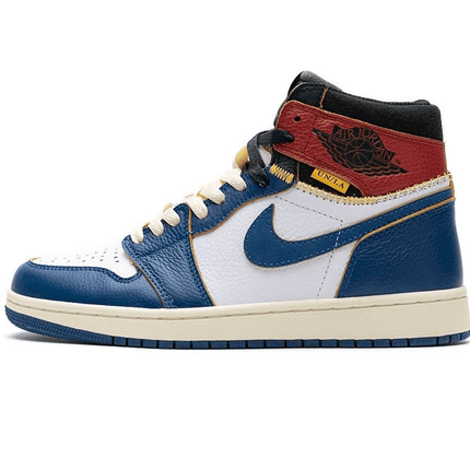 Men's Air Jordan 1 High Union Los Angeles Blue Toe Shoes