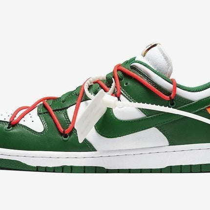Men's Dunk Low Off White Pine Green Shoes