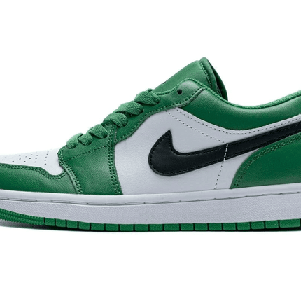 Men's Air Jordan 1 Low White Green Shoes