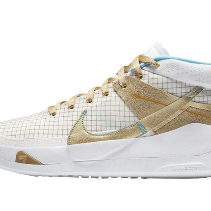Men's KD 13 EYBL White Gold Shoes