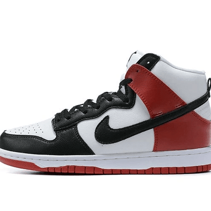 Men's SB Dunk High Red Black Shoes