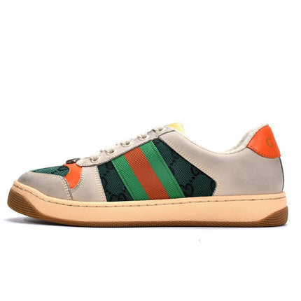 Men's Gucci Screener Green Red Sneaker Shoes