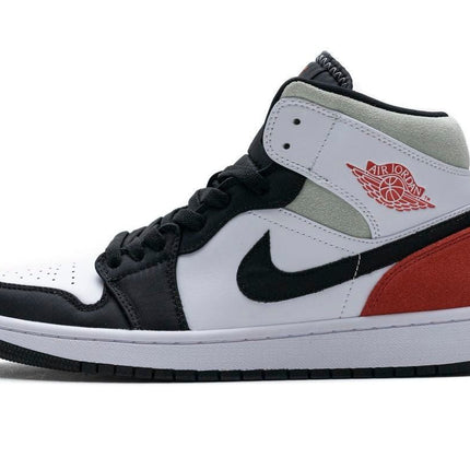 Men's Air Jordan 1 Mid SE Union Black Toe Shoes
