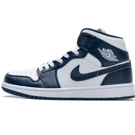 Men's Air Jordan 1 Mid Obsidian Shoes