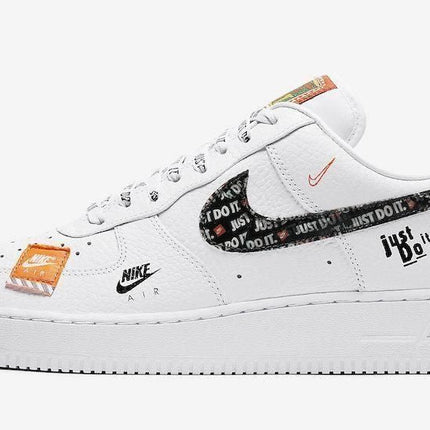 Men's Air Force 1 '07 Premium Low Just Do It White Shoes