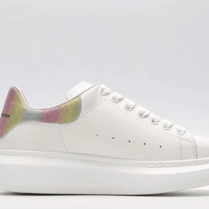 Men's Alexander MCQueen Oversized Sole Leather Sneakers Shoes V6