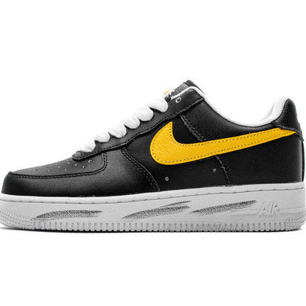 Men's PEACEMINUSONE x Air Force 1 Black Yellow Shoes