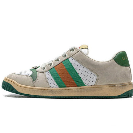 Men's Gucci Tennis 1977 Print White Sneaker Shoes