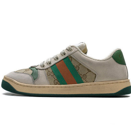 Men's Gucci Tennis 1977 Print Green Sneaker Shoes