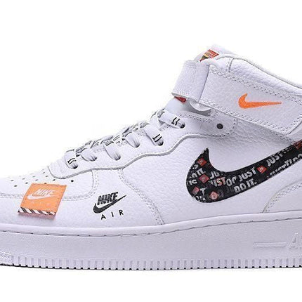 Men's Air Force 1 Mid Utility Just Do It White Shoes