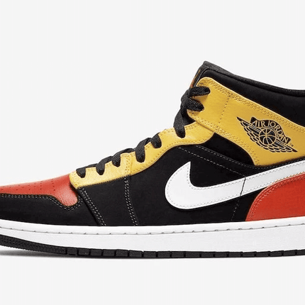Men's Air Jordan 1 Raygun Black Amarillo Shoes