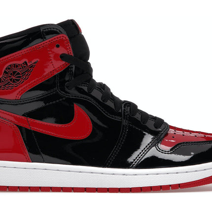 Men's Air Jordan 1 High OG Bred Patent Shoes