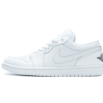 Men's Air Jordan 1 Low White Black Shoes