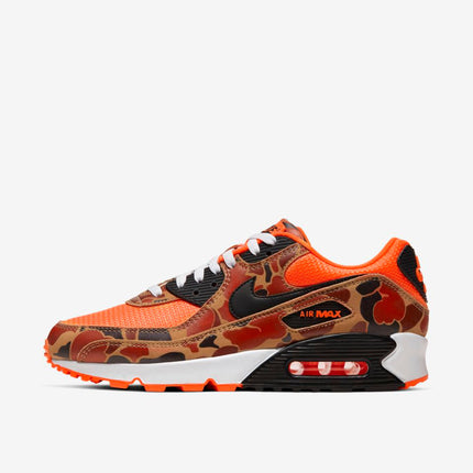 Men's Air Max 90 Orange Duck Camo Shoes