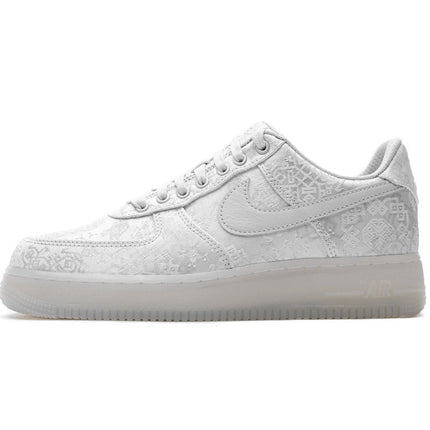 Men's Fragment Clot x Air Force 1 PRM White Shoes