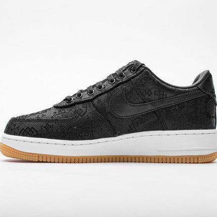 Men's Fragment Clot x Air Force 1 PRM Black Shoes