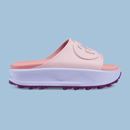 Women's Gucci Slide Sandal With Interlocking Shoes
