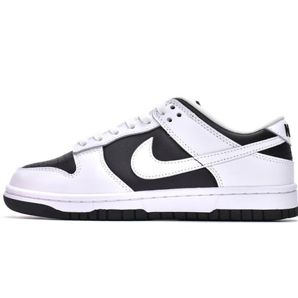 Men's SB Dunk Low White Black Shoes