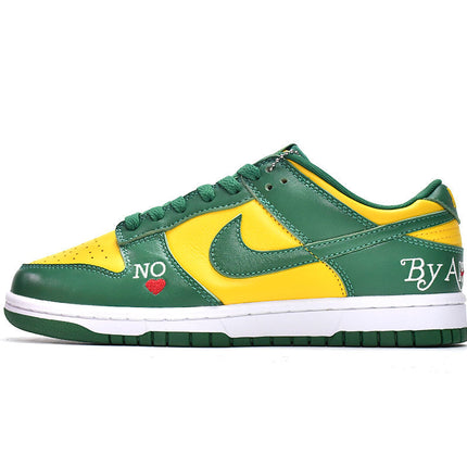 Men's Supreme x SB Dunk Low Brazil Shoes