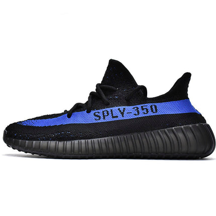 Men's Yeezy Boost 350 V2 Black Blue Shoes