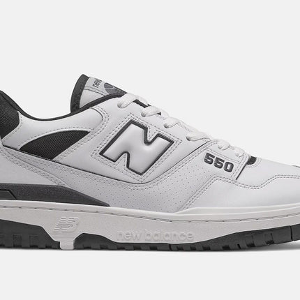 Men's New Balance 550 White Black Shoes