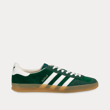 Men's Adidas x Gucci Gazelle Green Suede Shoes