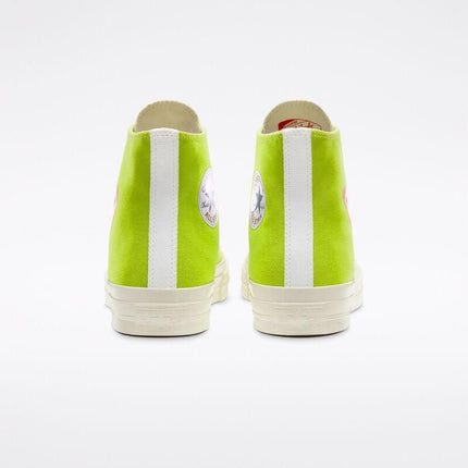 Men's Play Comme Des Garcons X Converse High Top Green Shoes