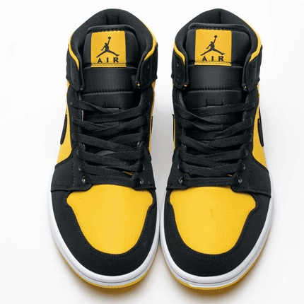 Men's Air Jordan 1 Mid University Gold Shoes