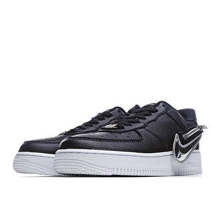 Men's Air Force 1 PRM Zip Swoosh Black Shoes
