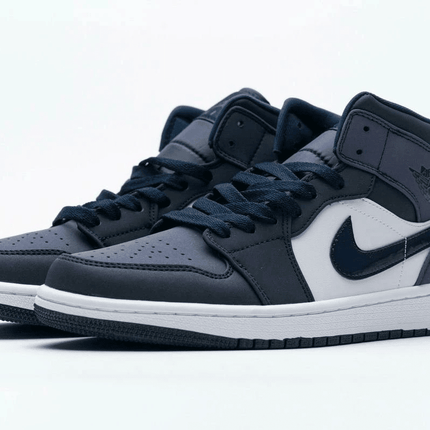 Men's Air Jordan 1 Mid Sanded Purple Shoes
