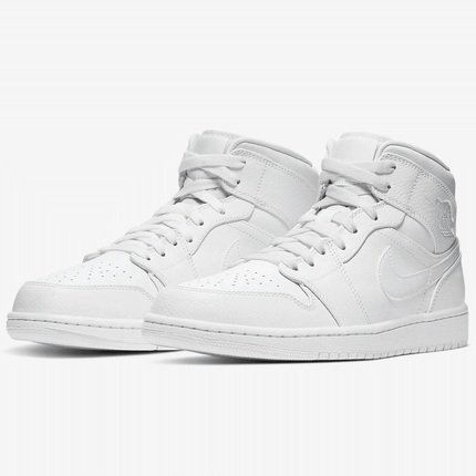 Men's Air Jordan 1 Triple White Shoes