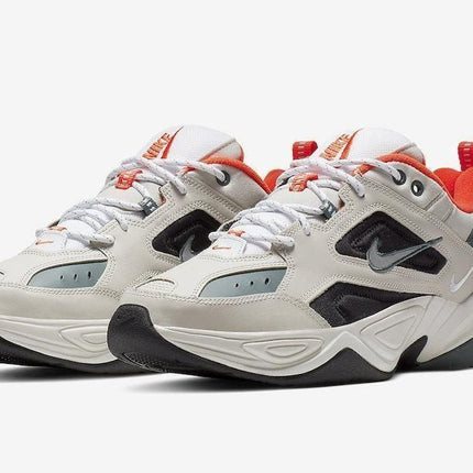 Men's M2K Tekno Light Bone Turf Orange Shoes