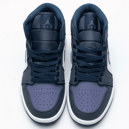 Men's Air Jordan 1 Mid Sanded Purple Shoes