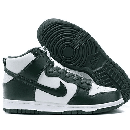 Men's SB Dunk High Green White Shoes