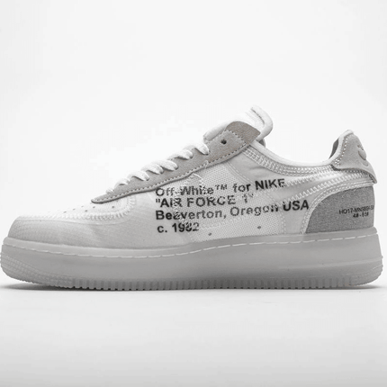 Men's Off White x Air Force 1 Low White Shoes