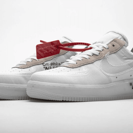 Men's Off White x Air Force 1 Low White Shoes