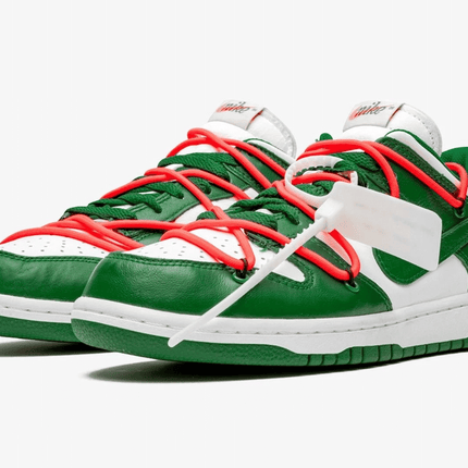 Men's Off White x Dunk SB Low Pine Green Shoes