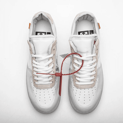 Men's Off White x Air Force 1 Low White Shoes