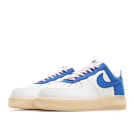 Men's Air Force 1 White Royal Blue Shoes