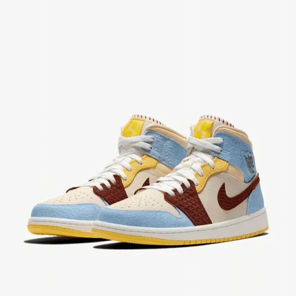Men's Air Jordan Retro 1 Maison Chateau Rogue Mid Fearless Shoes