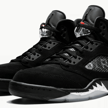 Men's Air Jordan 5 Paris Saint Germain PSG Black Shoes