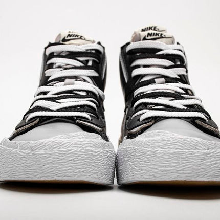 Men's Sacai x Blazer Mid Black Grey Shoes