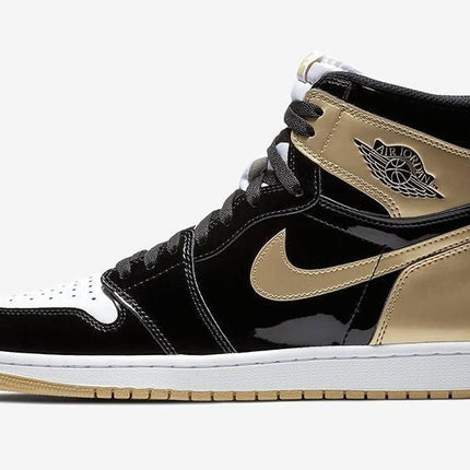 Men's Air Jordan 1 Retro High OG Gold Top 3 Shoes