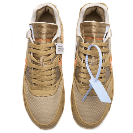 Men's Off White x Air Max 90 Desert Ore Shoes
