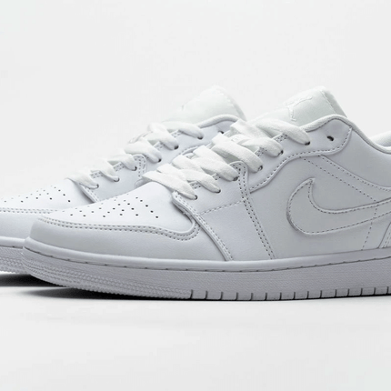 Men's Air Jordan 1 Low White Pure Platnium Shoes