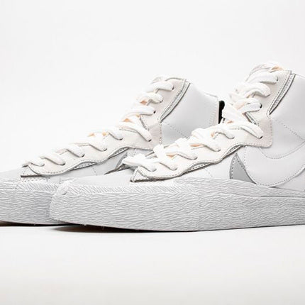 Men's Sacai x Blazer Mid White Grey Shoes