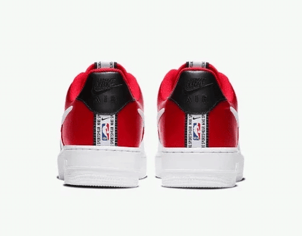 Men's Air Force 1 '07 LV8 Low NBA Red Shoes