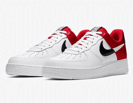 Men's Air Force 1 '07 LV8 Low NBA Red Shoes