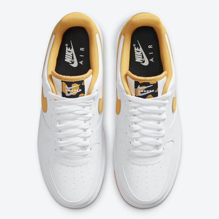 Men's Air Force 1 Low Double Mini Swooshes Yellow Shoes
